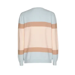Kaschmirpullover mit Farbblockmuster