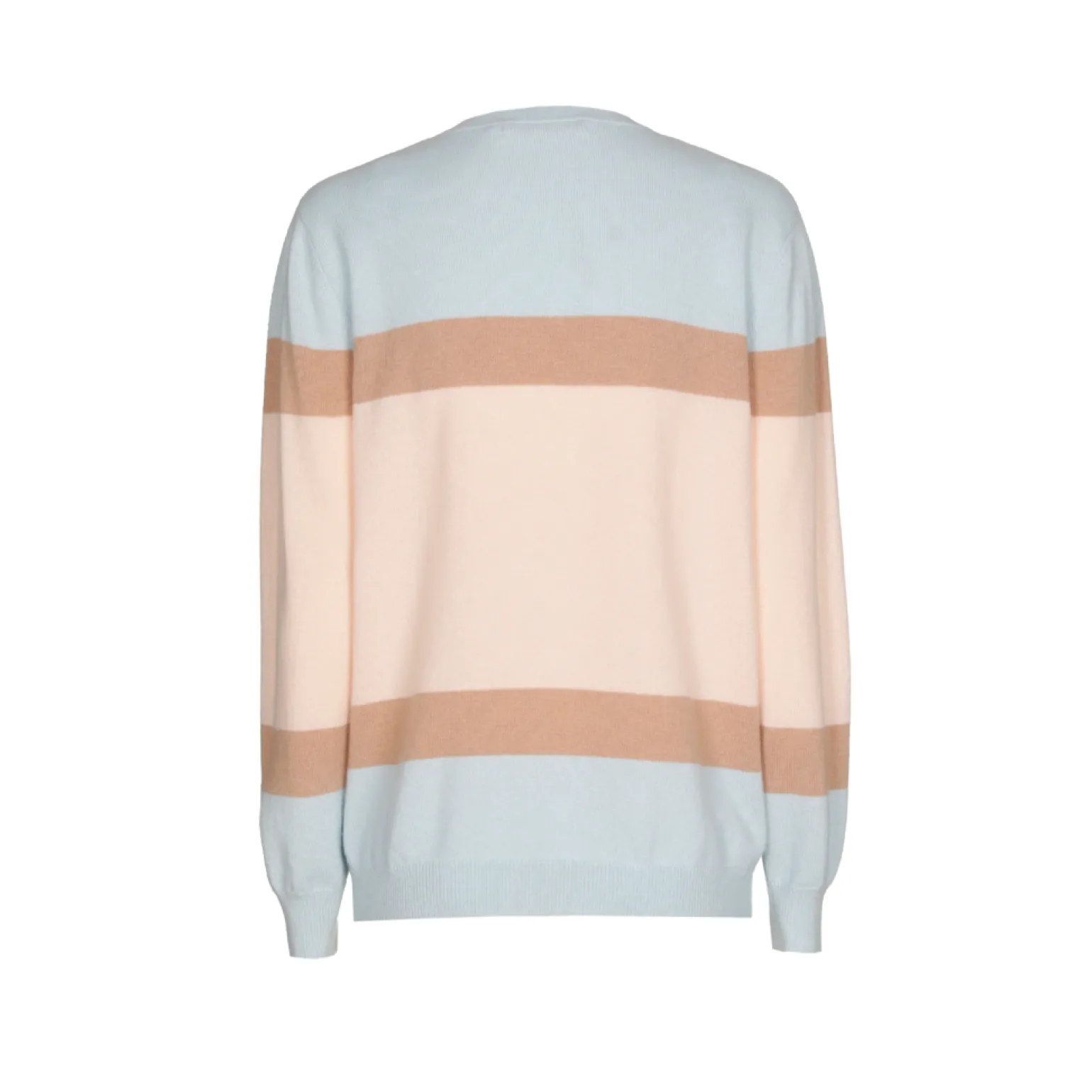 Kaschmirpullover mit Farbblockmuster