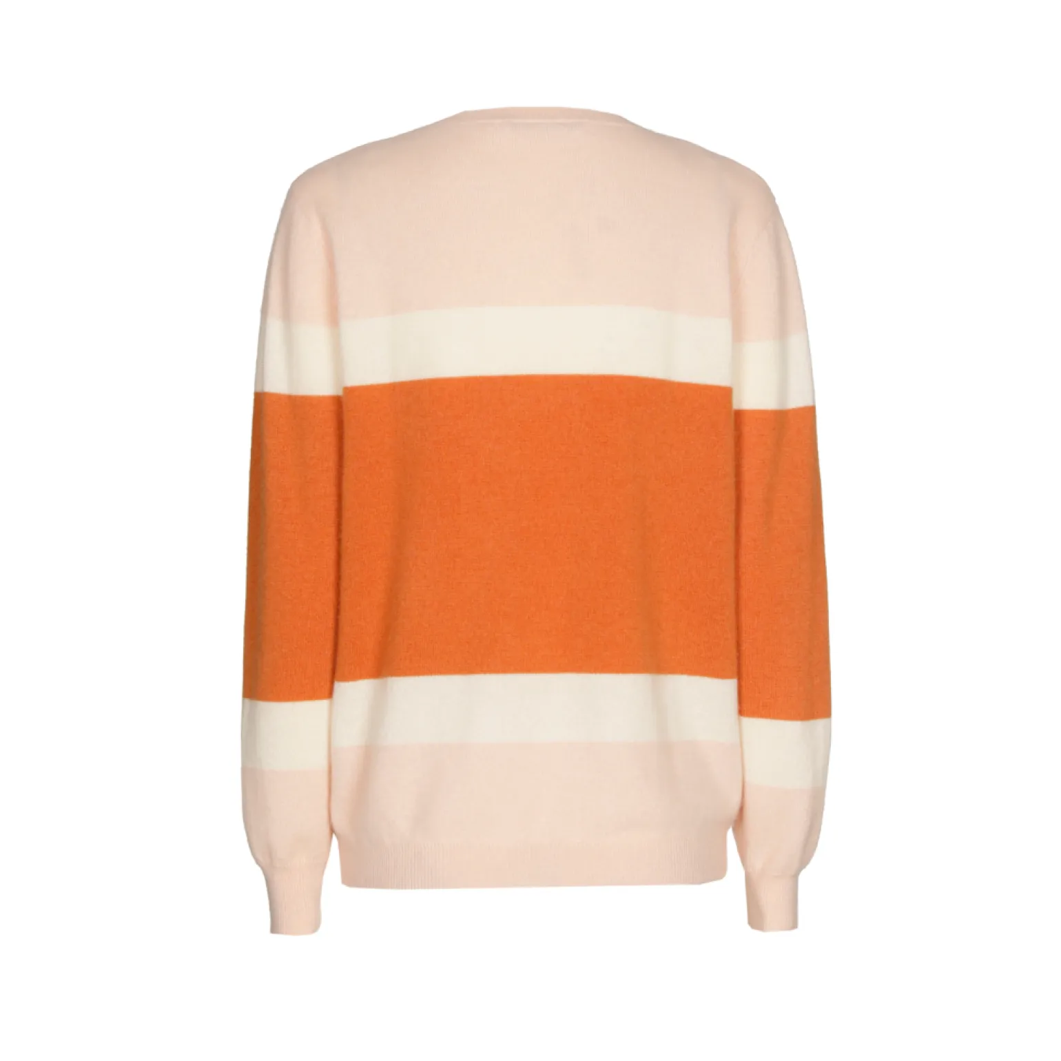 Kaschmirpullover mit Farbblockmuster