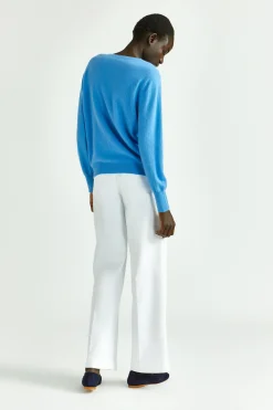 Kaschmirpullover mit Rundhalsausschnitt