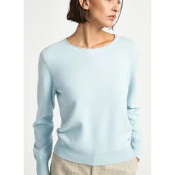 Kaschmirpullover mit Rundhalsausschnitt