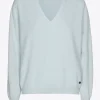 Kaschmirpullover mit V-Ausschnitt