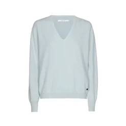 Kaschmirpullover mit V-Ausschnitt