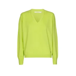 Kaschmirpullover mit V-Ausschnitt