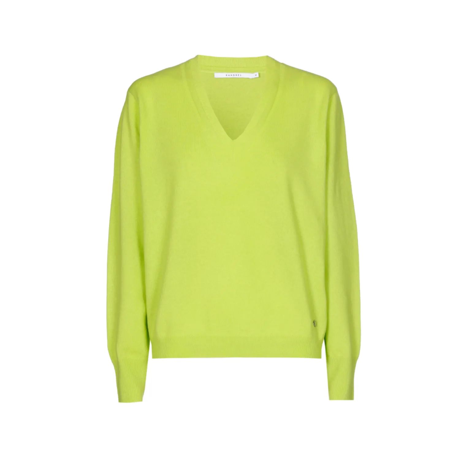 Kaschmirpullover mit V-Ausschnitt