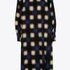 Kleid mit verwaschenem Muster
