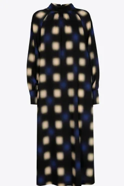 Kleid mit verwaschenem Muster