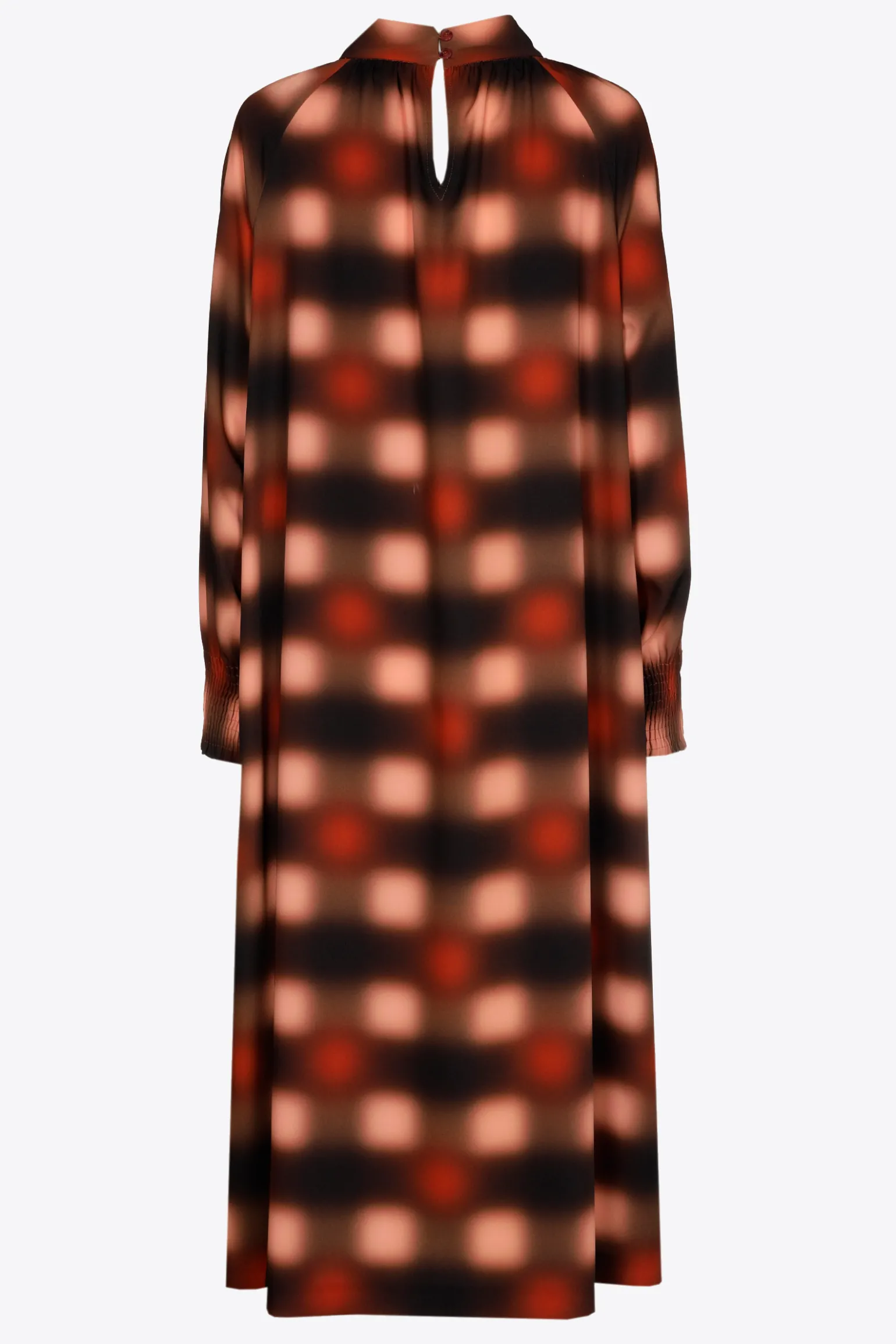 Kleid mit verwaschenem Muster