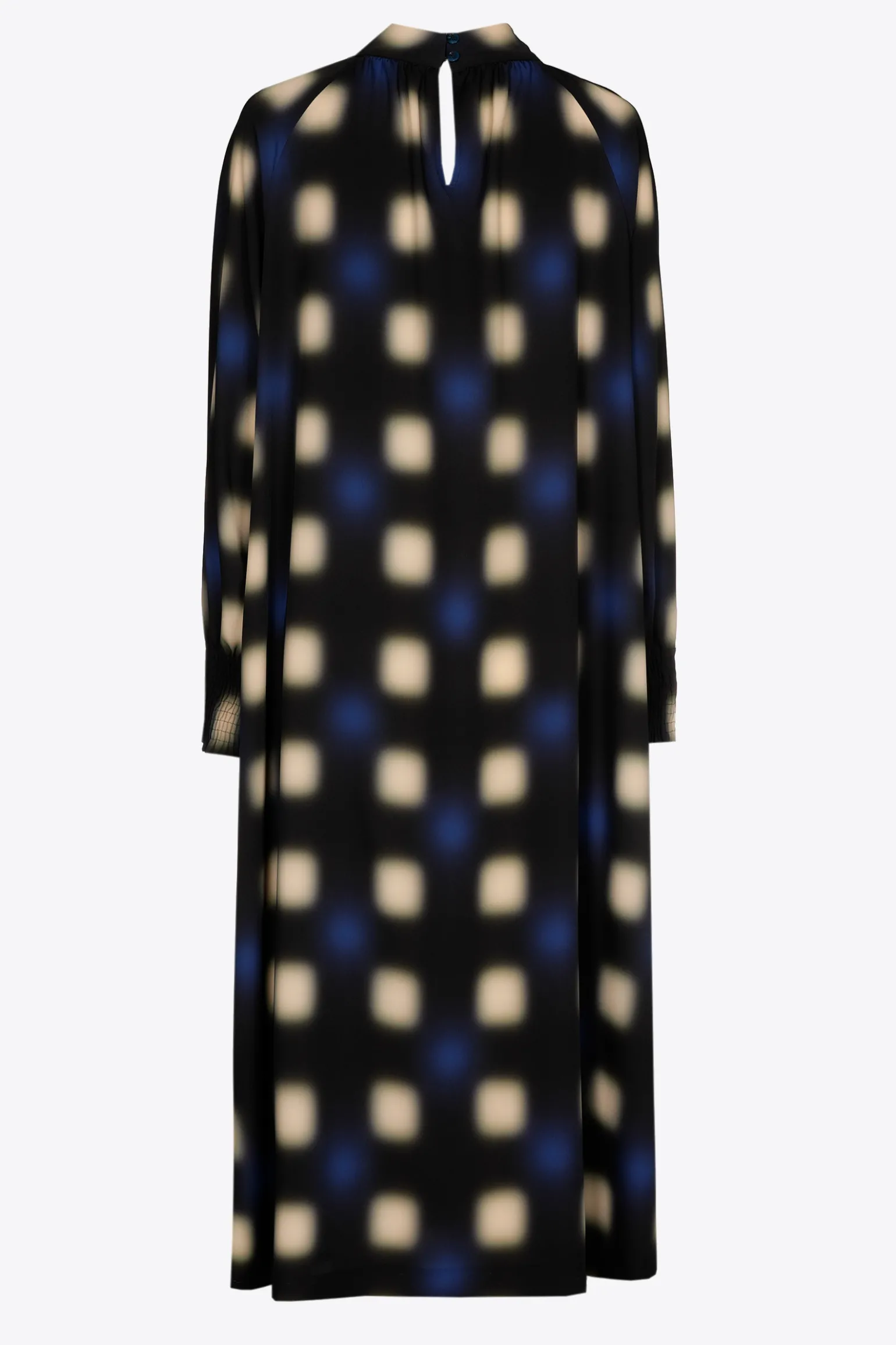 Kleid mit verwaschenem Muster