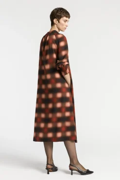Kleid mit verwaschenem Muster