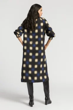 Kleid mit verwaschenem Muster