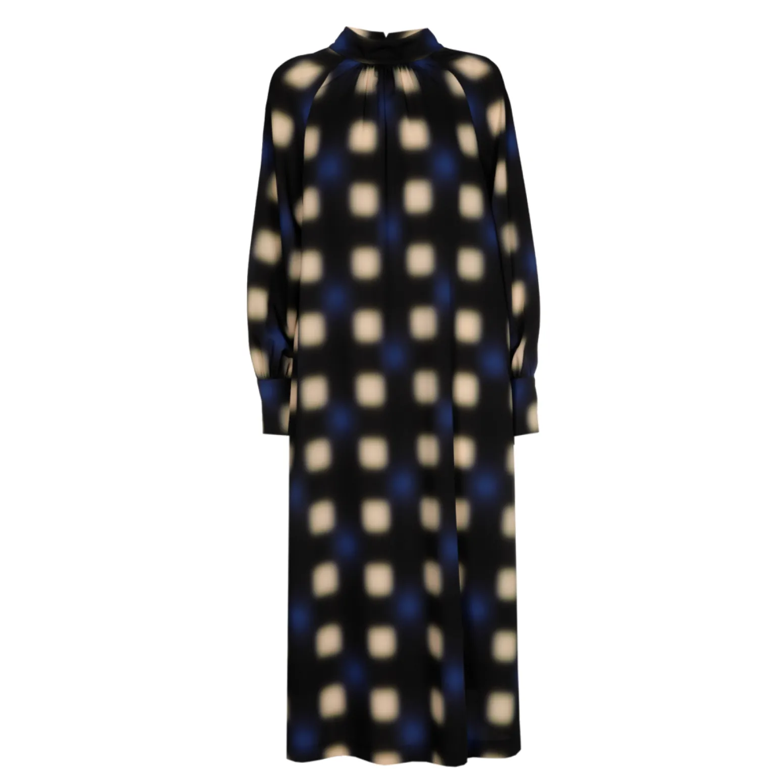 Kleid mit verwaschenem Muster