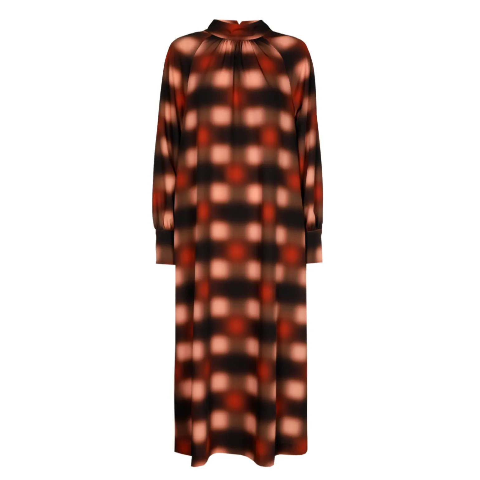 Kleid mit verwaschenem Muster