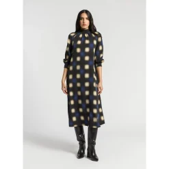 Kleid mit verwaschenem Muster