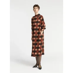 Kleid mit verwaschenem Muster