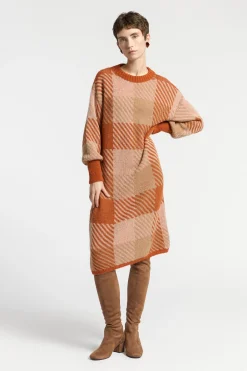 Kleid mit Wolle