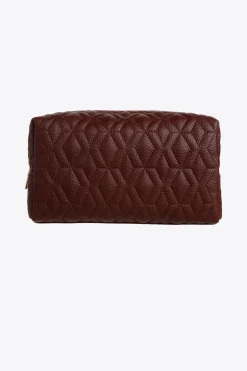 Kulturtasche mit Steppeffekt