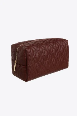 Kulturtasche mit Steppeffekt