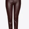 Kunstlederhose mit Gummibund