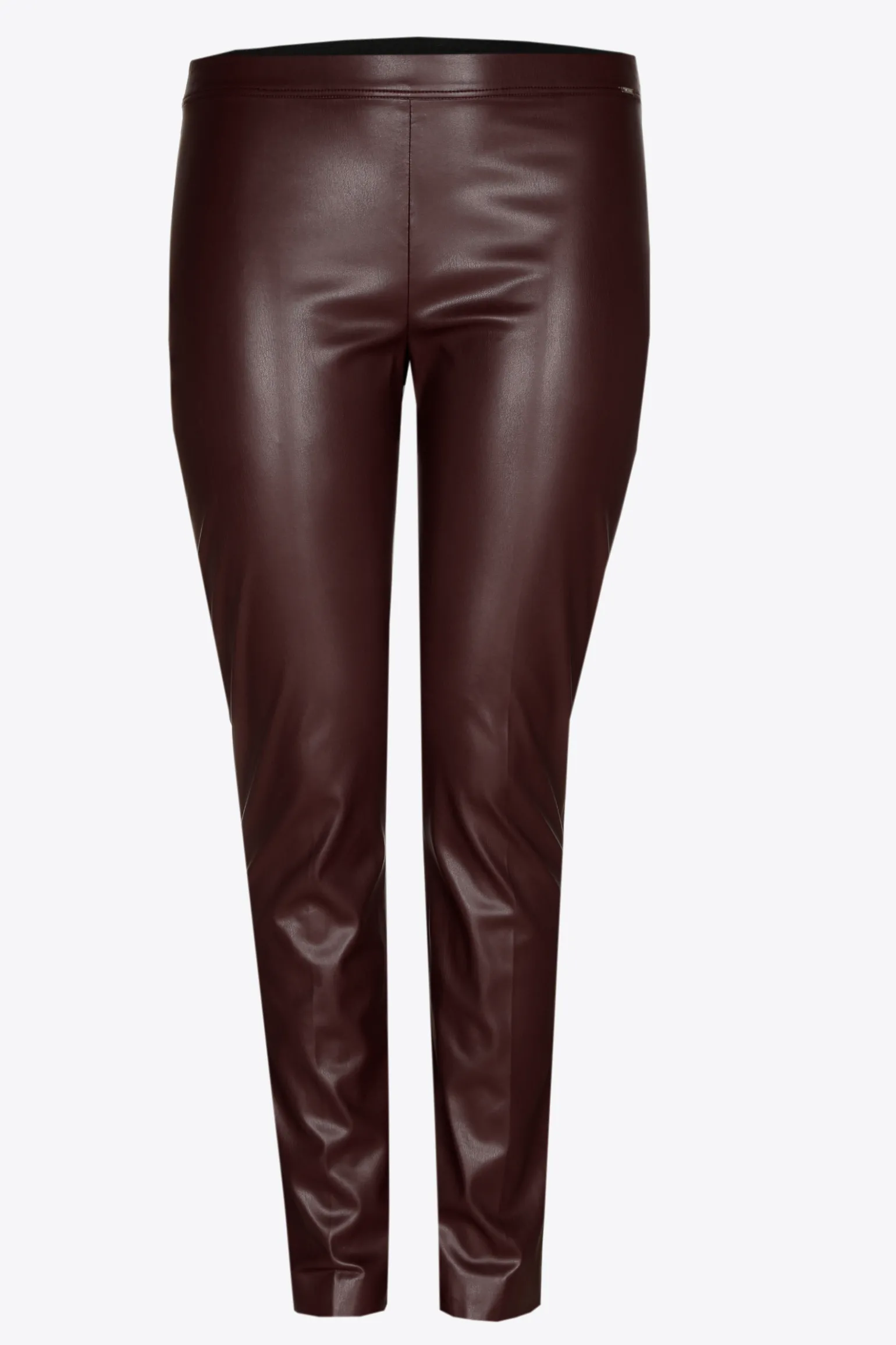 Kunstlederhose mit Gummibund