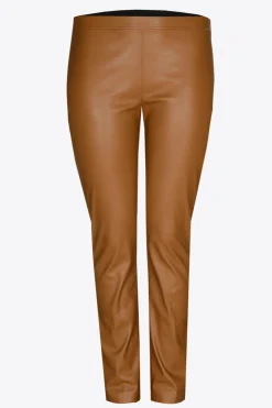 Kunstlederhose mit Gummibund