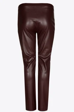 Kunstlederhose mit Gummibund