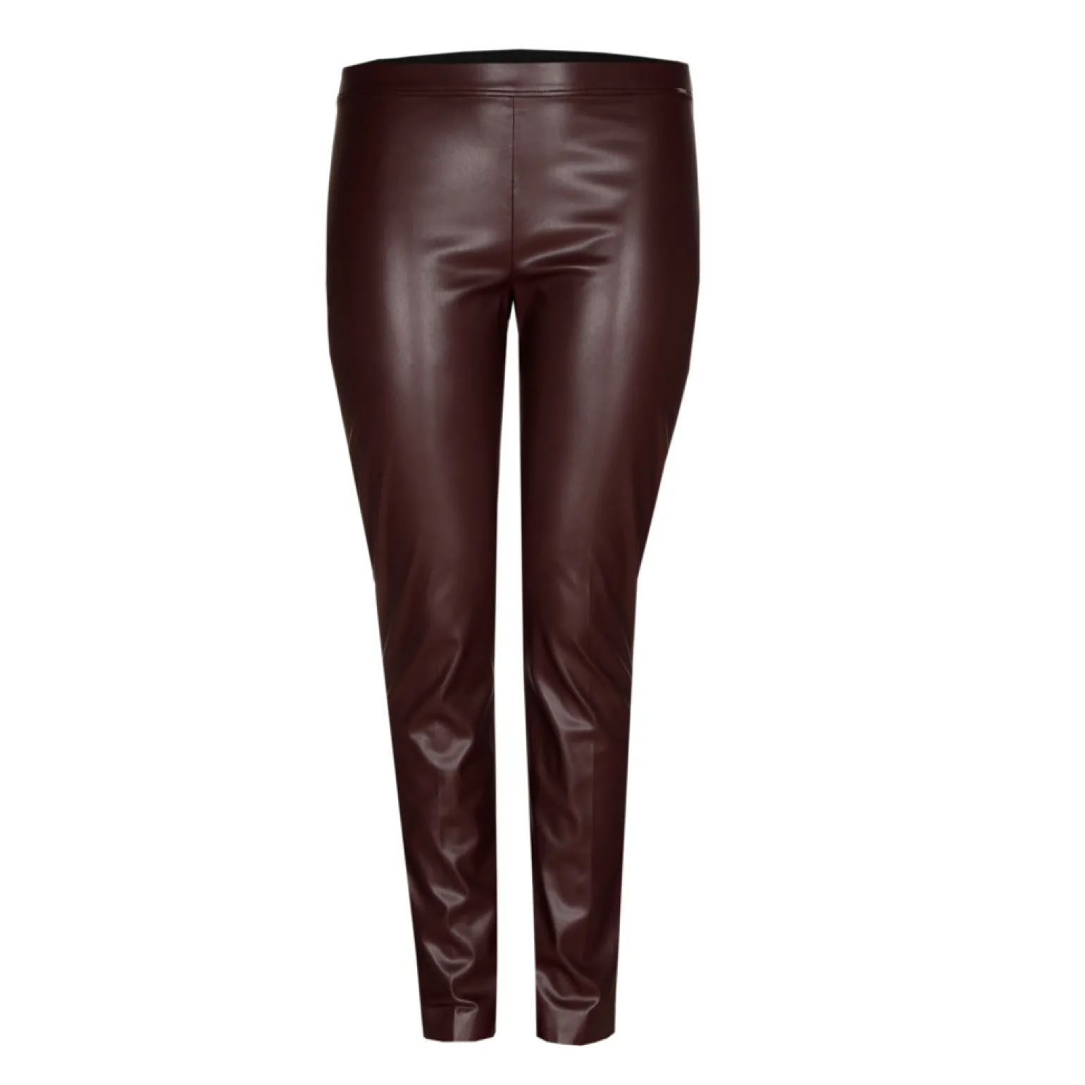 Kunstlederhose mit Gummibund