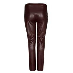 Kunstlederhose mit Gummibund