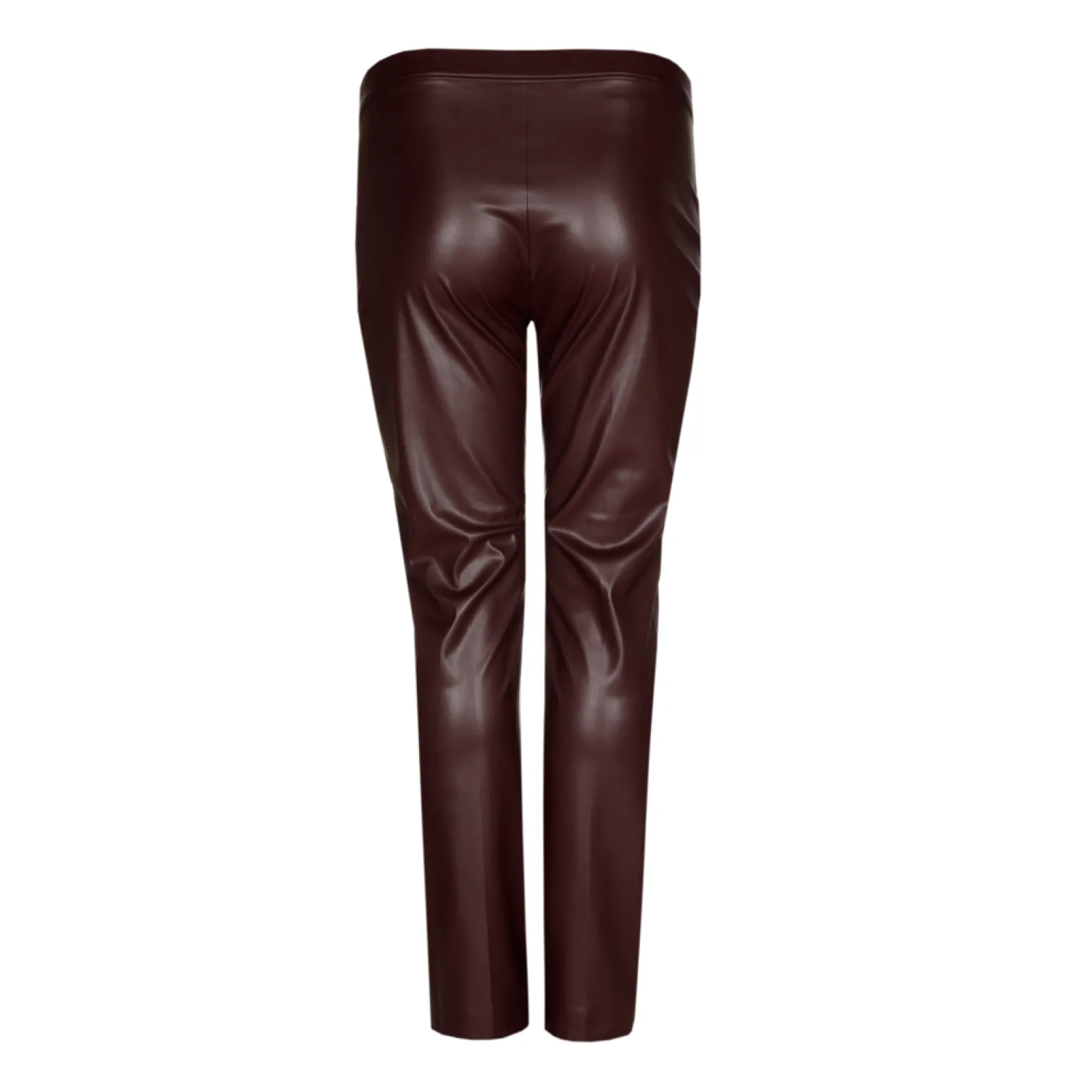 Kunstlederhose mit Gummibund