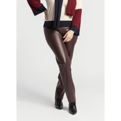 Kunstlederhose mit Gummibund
