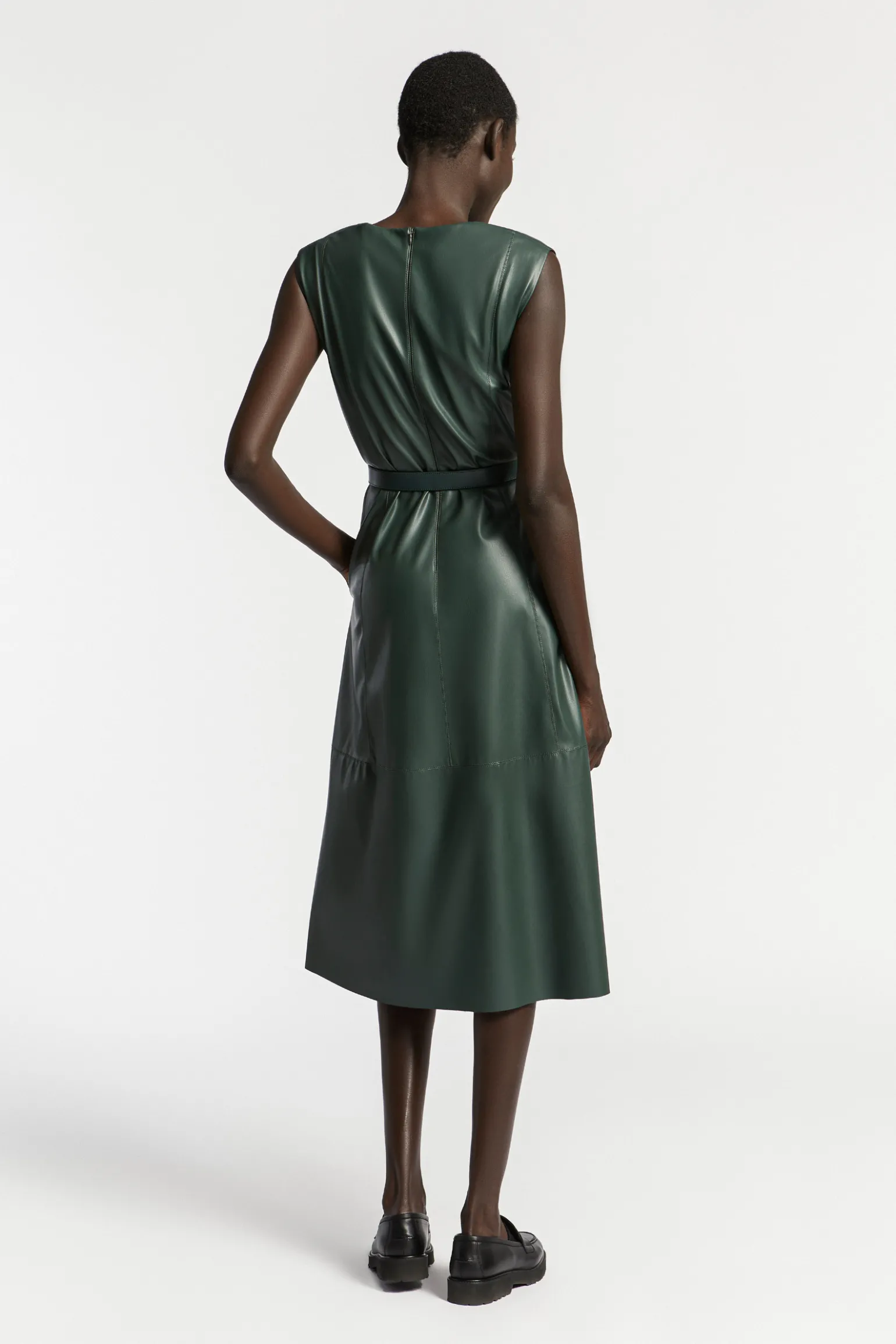 Kunstlederkleid