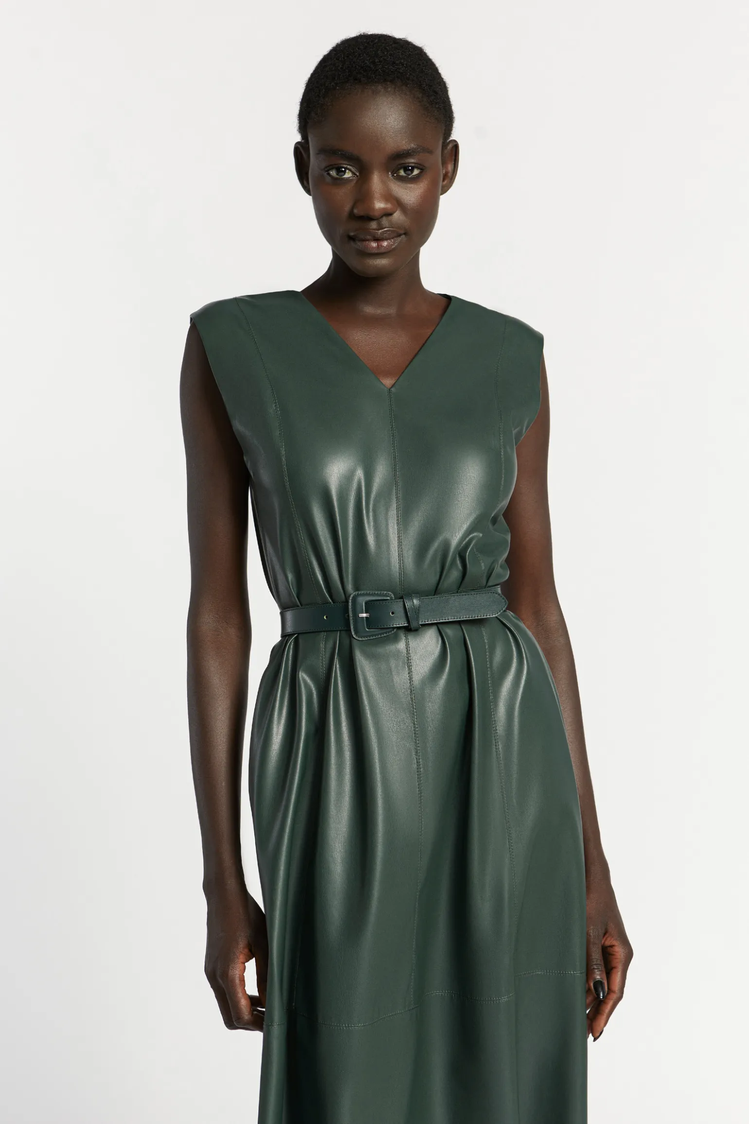 Kunstlederkleid