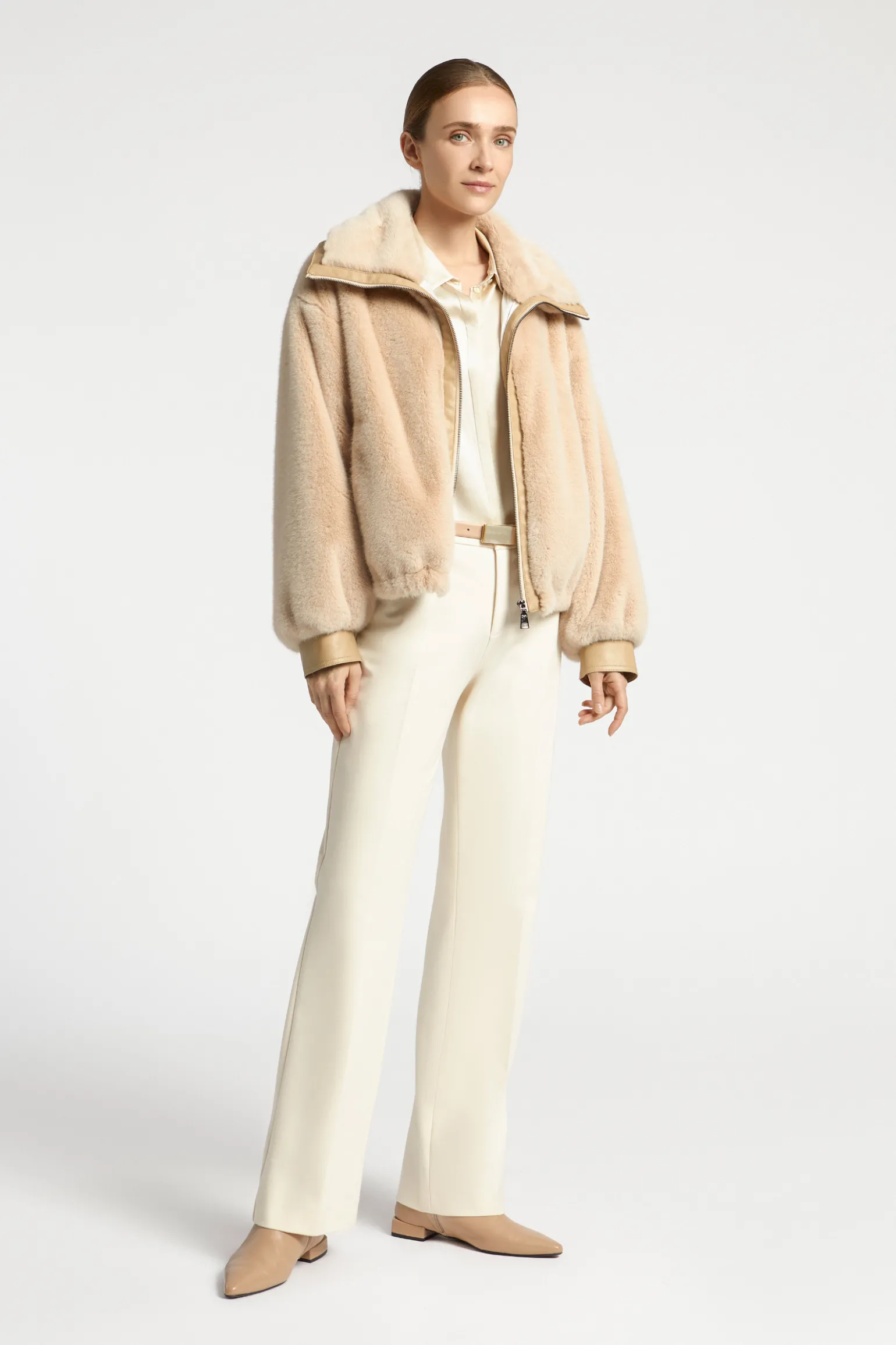 Kurze Teddyjacke