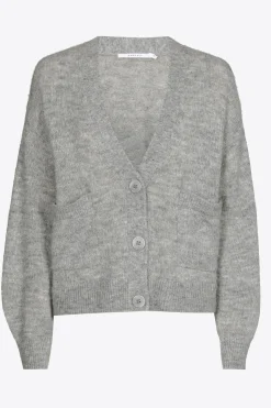 Kurzer Cardigan mit V-Ausschnitt
