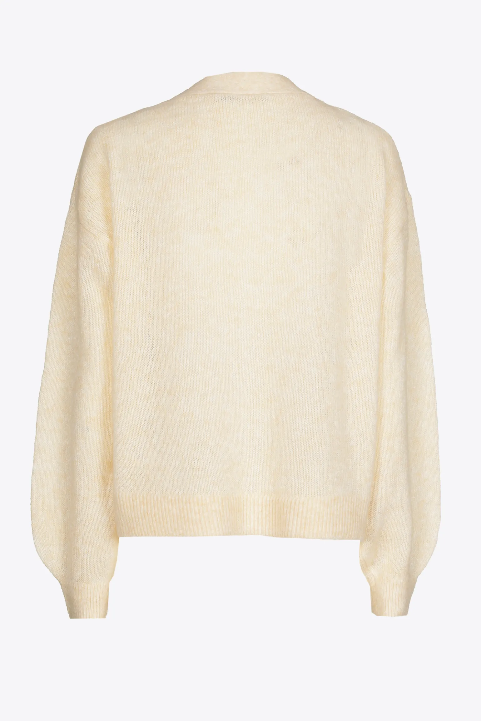 Kurzer Cardigan mit V-Ausschnitt
