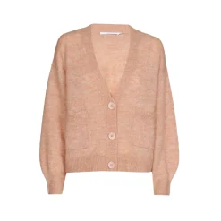 Kurzer Cardigan mit V-Ausschnitt