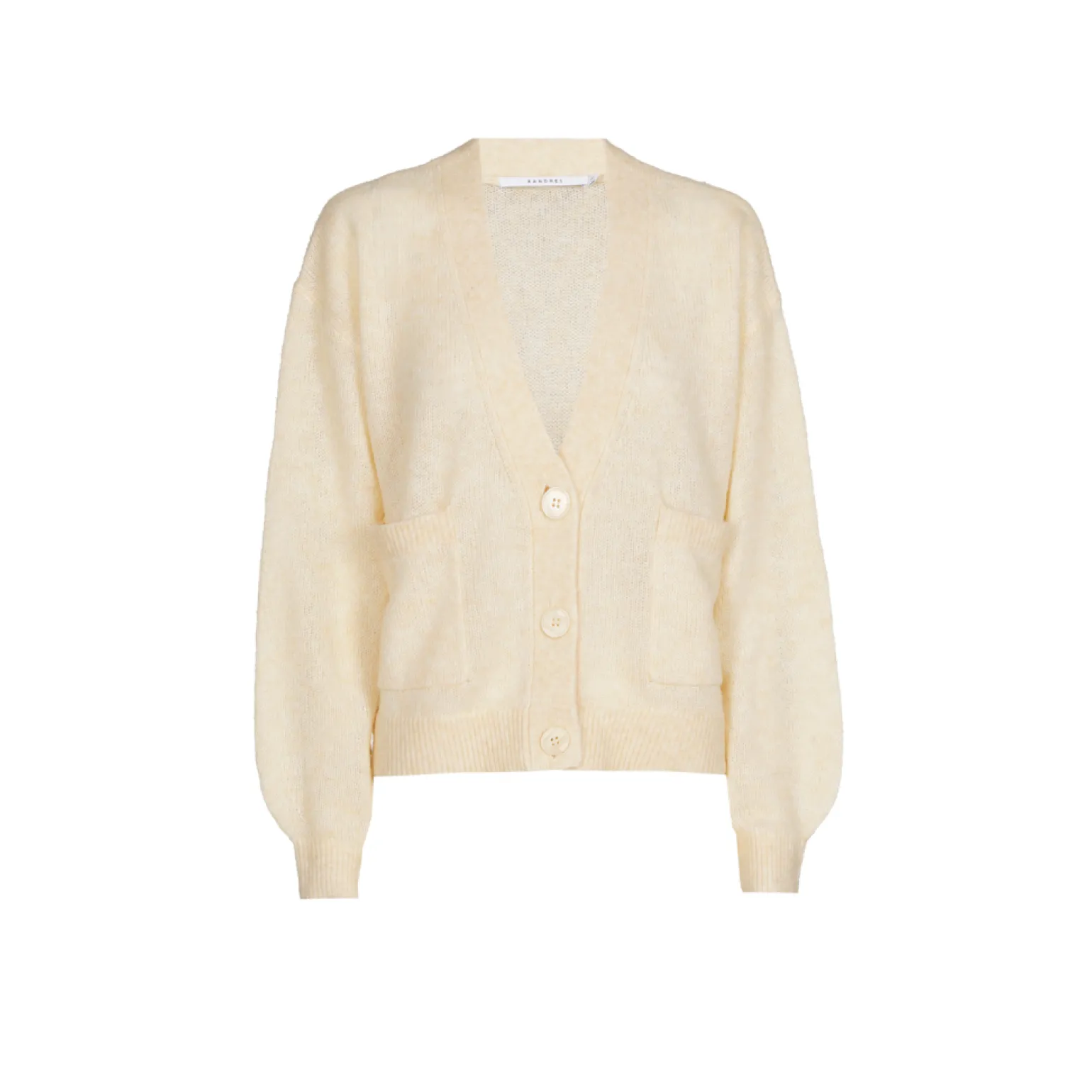 Kurzer Cardigan mit V-Ausschnitt