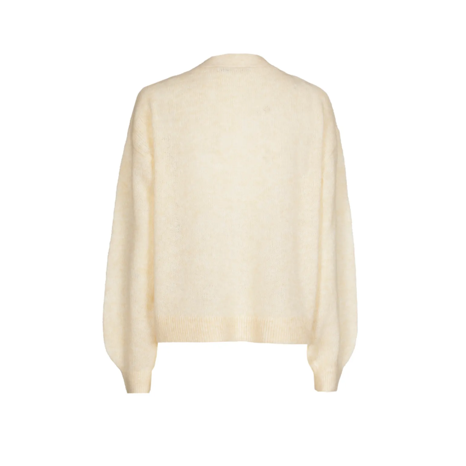Kurzer Cardigan mit V-Ausschnitt
