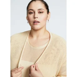 Lange Gilet aus Ecovero-Viskose