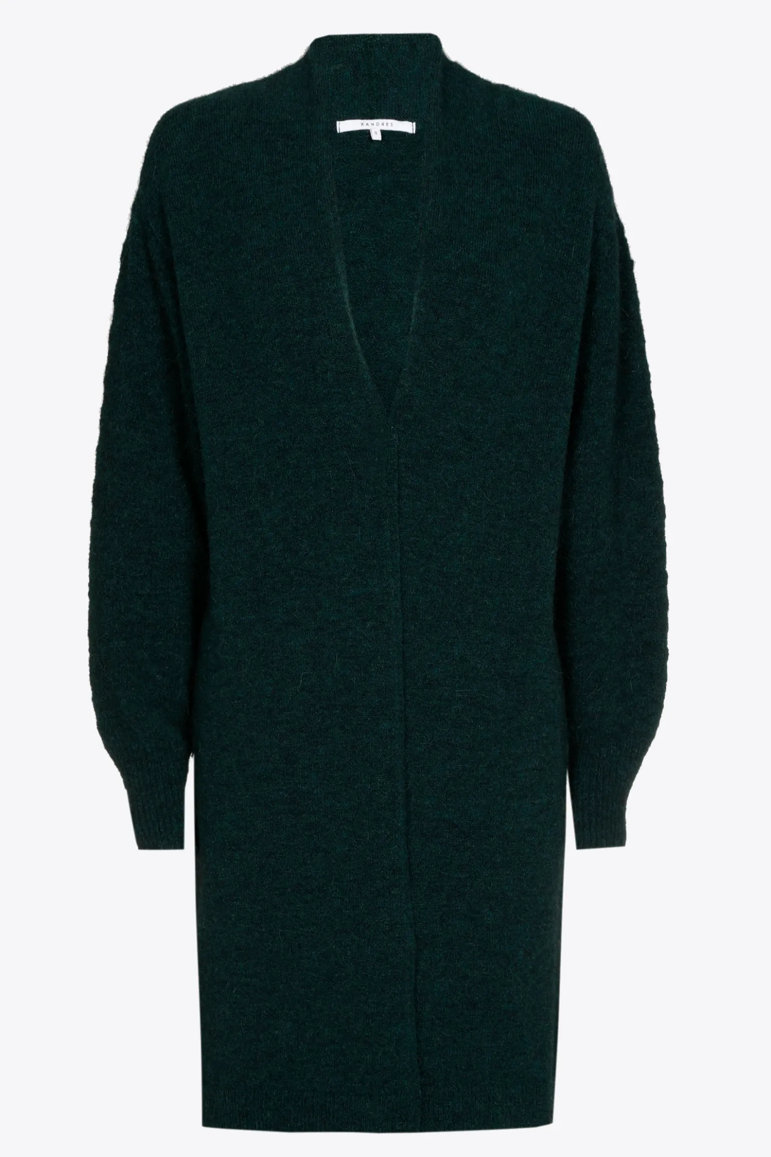 Langer Cardigan aus Alpakawolle
