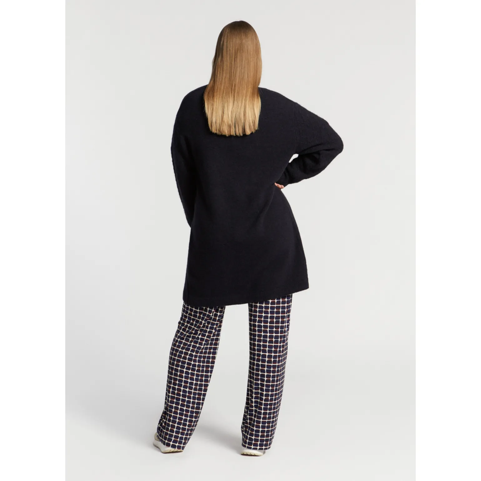 Langer Cardigan aus Alpakawolle