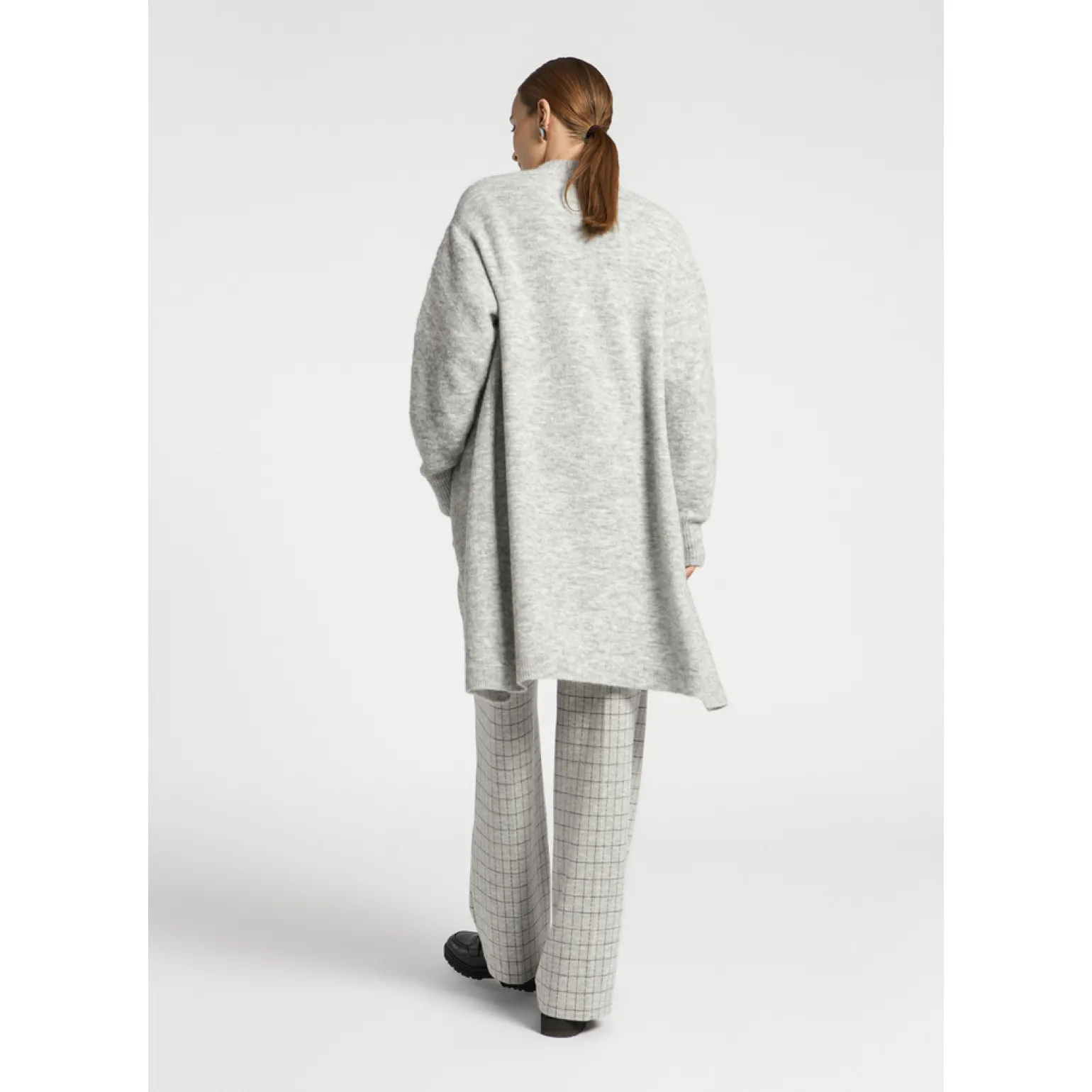 Langer Cardigan aus Alpakawolle