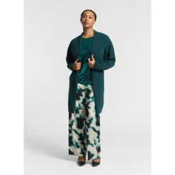 Langer Cardigan aus Alpakawolle