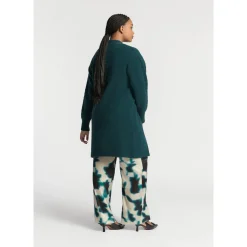 Langer Cardigan aus Alpakawolle