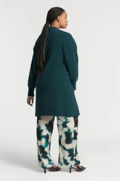 Langer Cardigan aus Alpakawolle