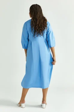 Langes Baumwollkleid
