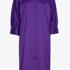 Langes Blusenkleid