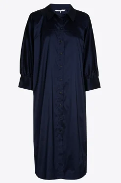 Langes Blusenkleid