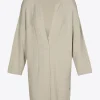 Langes Gilet mit Blockmuster