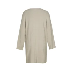 Langes Gilet mit Blockmuster